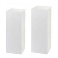 White Acrylic Plinth – Medium Tauranga Party Hire Website