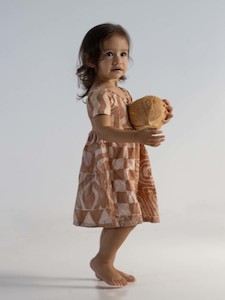 Tipani Dress: Tipani Dress - Sandstone