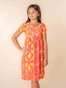 Kids New: Tipani Dress - Sunset