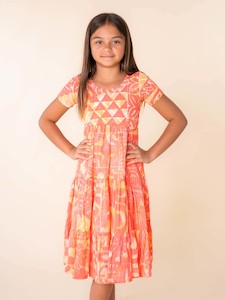 Kids New: Taina Dress - Apricot