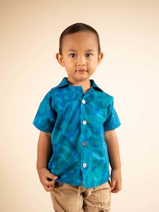 Boys New: Tama Shirt - Blue Jay