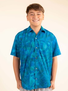 Boys New: Tumu Shirt - Blue Jay