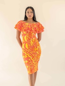 Tropical Summer: Mariata Dress - Sunset