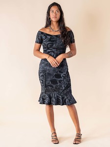 Black Pearl: Ana Dress - Tahitian Black Pearl