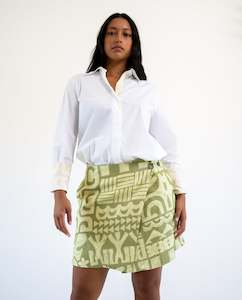 Women New: Raiana Contrast Shirt - Cream