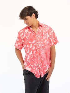 Mens Shirts: Taputu Shirt Rayon - Dawn