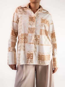 Best Selling: Raiana Shirt - Beige