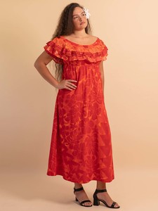 Dresses New: Ena Dress - Scarlet