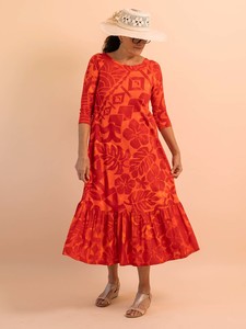 Hinanui Dress - Scarlet