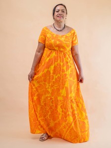 Vaine Dress - Saffron