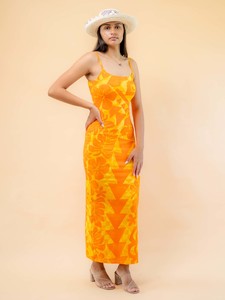 Dresses New: Moana Dress Long - Saffron