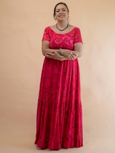 Vaine Dress -  Dark Cerise