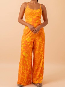 Women New: Hunaarii Drop Waist Top - Saffron
