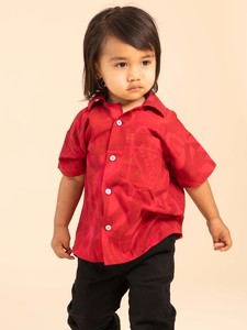 Boys New: Tumu Shirt - Dark Cerise