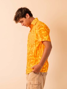 Taputu Shirt - Saffron