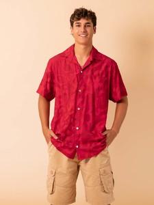 D4 25: Taputu Shirt -  Dark Cerise