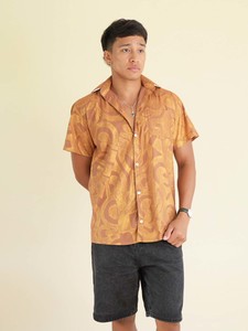 Mens Shirts: Taputu Shirt - Bronze