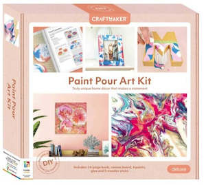Games: Craft Maker Deluxe Paint Pouring Art Kit