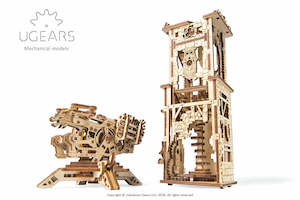 Ugears: UGEARS Archballista Tower mechanical model kit