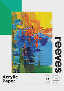 Art Supplies: Reeves Acrylic Paper A3