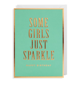 OXTED CARD Some Girls just Sparkle