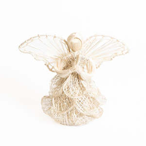 Trade Aid: Winsome abaca Angel Silver