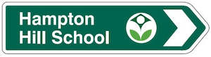 Hampton Hill School: Hampton Hill School Fridge Magnet