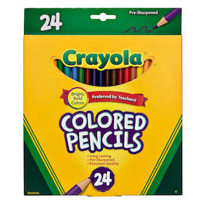 COLOURED PENCILS CRAYOLA FULL PK 24