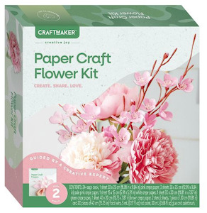 Craft Maker Paper Flowers Kit