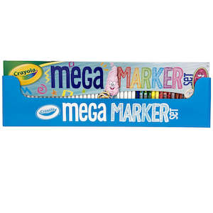 Art Supplies: Crayola Mega Marker Set 50Pk