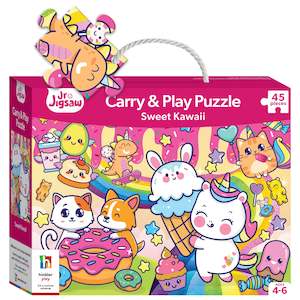 Junior Jigsaw Carry & Play Sweet Kawaii