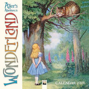Art Books: Alice's Adventures in Wonderland Wall Calendar 2026 (Art Calendar)