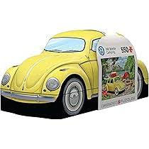 Jigsaws Puzzles: VW Beetle Camping Tin 550 Piece Puzzle