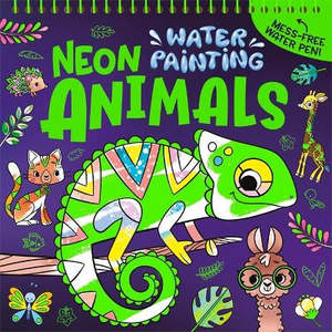 Children Early Learning: Neon Animals
