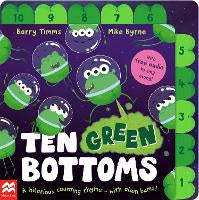 Picture Books: Ten Green Bottoms: A laugh-out-loud tabbed rhyming book with QR audio to sing along