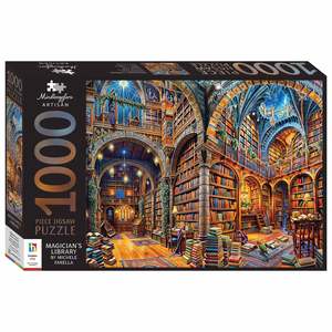 Jigsaws Puzzles: Mindbogglers Artisian 1000pc Jigsaw - Magicians Library