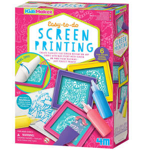Art Supplies: Easy-to-do Screen Printing