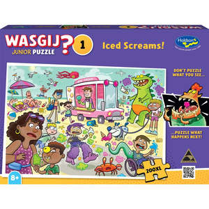 Jigsaws Puzzles: Wasgij Junior 200pc XL - Iced Screams!