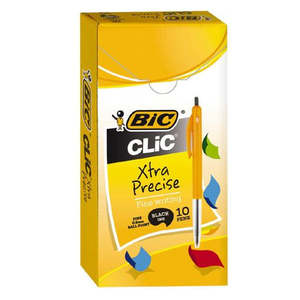 Stationery: PEN BIC CLIC SINGLE FINE BLACK