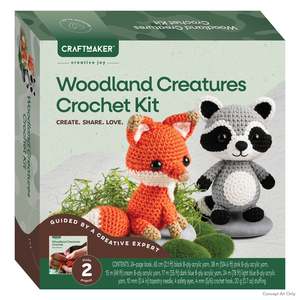 Craft Maker Woodland Creatures Crochet Kit