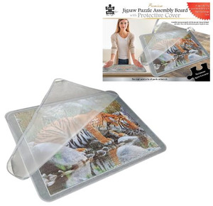 Jigsaws Puzzles: Puzzle Master Felt Puzzle Assembly Board with Protective Cover