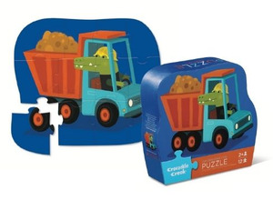 Jigsaws Puzzles: Croc Creek 12pc Mini Puzzle - Construction Croc