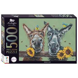 Jigsaws Puzzles: Mindboggler Artisian 500pc Jigsaw Brown Donkey