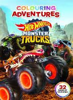 Children Early Learning: Hot Wheels Monster Trucks: Colouring Adventures (Mattel)
