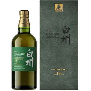 Japanese Whisky: Hakushu 18yo Peated Japanese Whisky 700ml