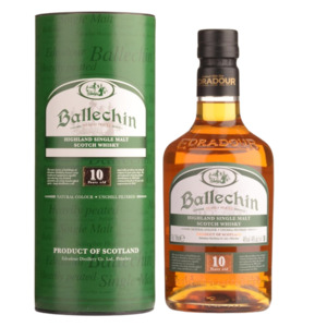Highlands Whisky: Ballechin 10yo Single Malt Whisky 700mL