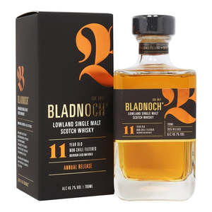 Lowlands Single Malt Whisky: Bladnoch 11yo Single Malt 700mL