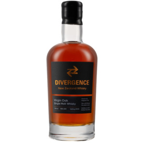 Nz Australian Whisky: Divergence New Zealand Single Malt Whisky Virgin French Oak 700mL