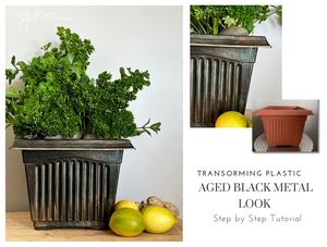 Video Guides: Transform anything into an artisan aged black metal finish