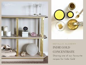 Sharing one of our favourite Indie Gold metallic concentrate recipes
